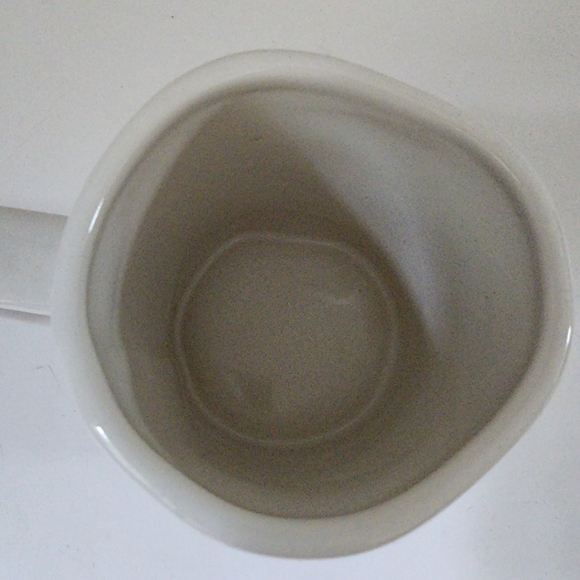 Rae Dunn "Beauty" Oversized Coffee Mug Large Lettering Cermaic White - Picture 2 of 4